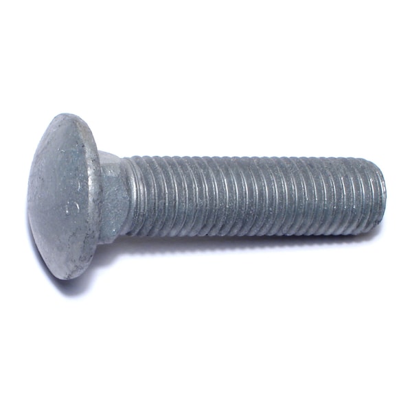 Midwest Fastener Carriage Bolt, Square Neck, 10 (Coarse), 3 in L, Steel, Hot Dipped Galvanized, 10 PK 53649 - main